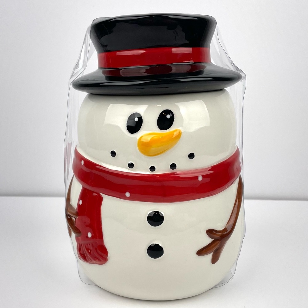 🚨SALE🚨 Cute Snowman Canister / Jar ⛄️ - holiday Christmas addition🎄
